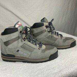 Raichle High Top Hiking Shoes Boots Womens 7.5 Gray Outdoor Collection